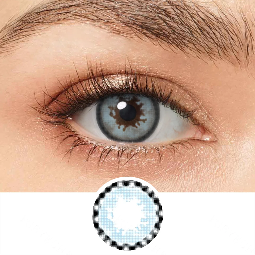 Moonlight Blue Colored Contact Lenses | EyeKK - EyeKK