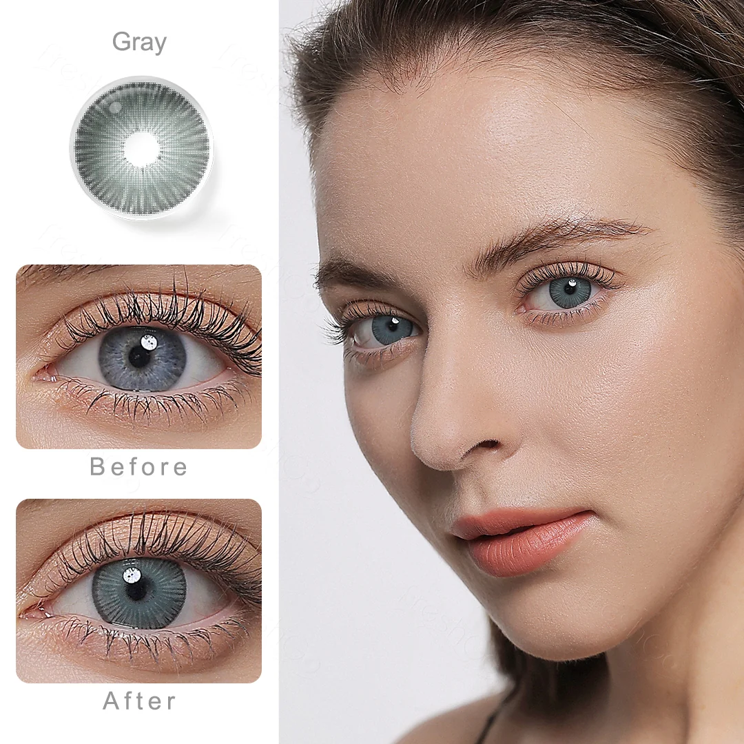 Fiesta Gray Contact Lenses | EyeKK - EyeKK