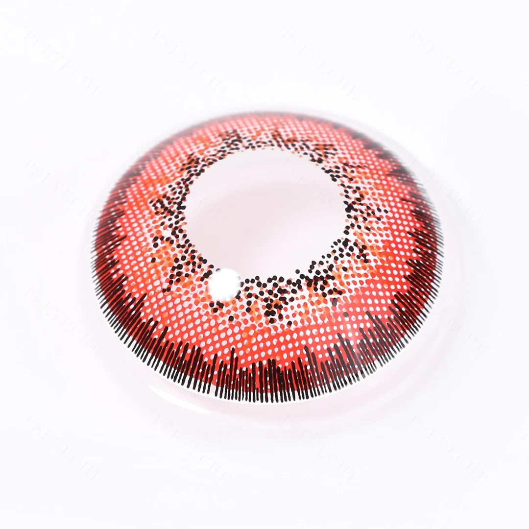 Envy Red Halloween Contact Lenses | EyeKK - EyeKK