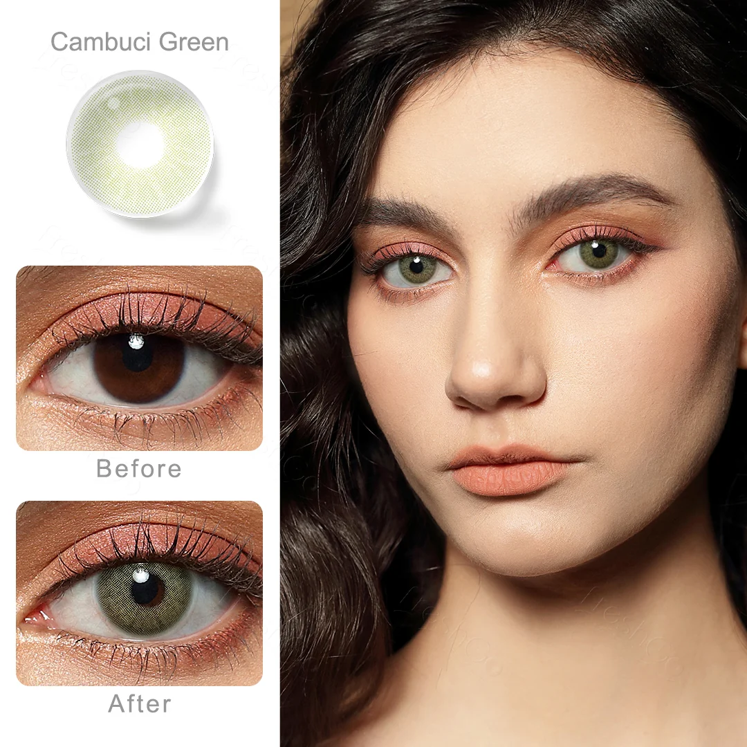 Cambuci Green Colored Contact Lenses | EyeKK - EyeKK