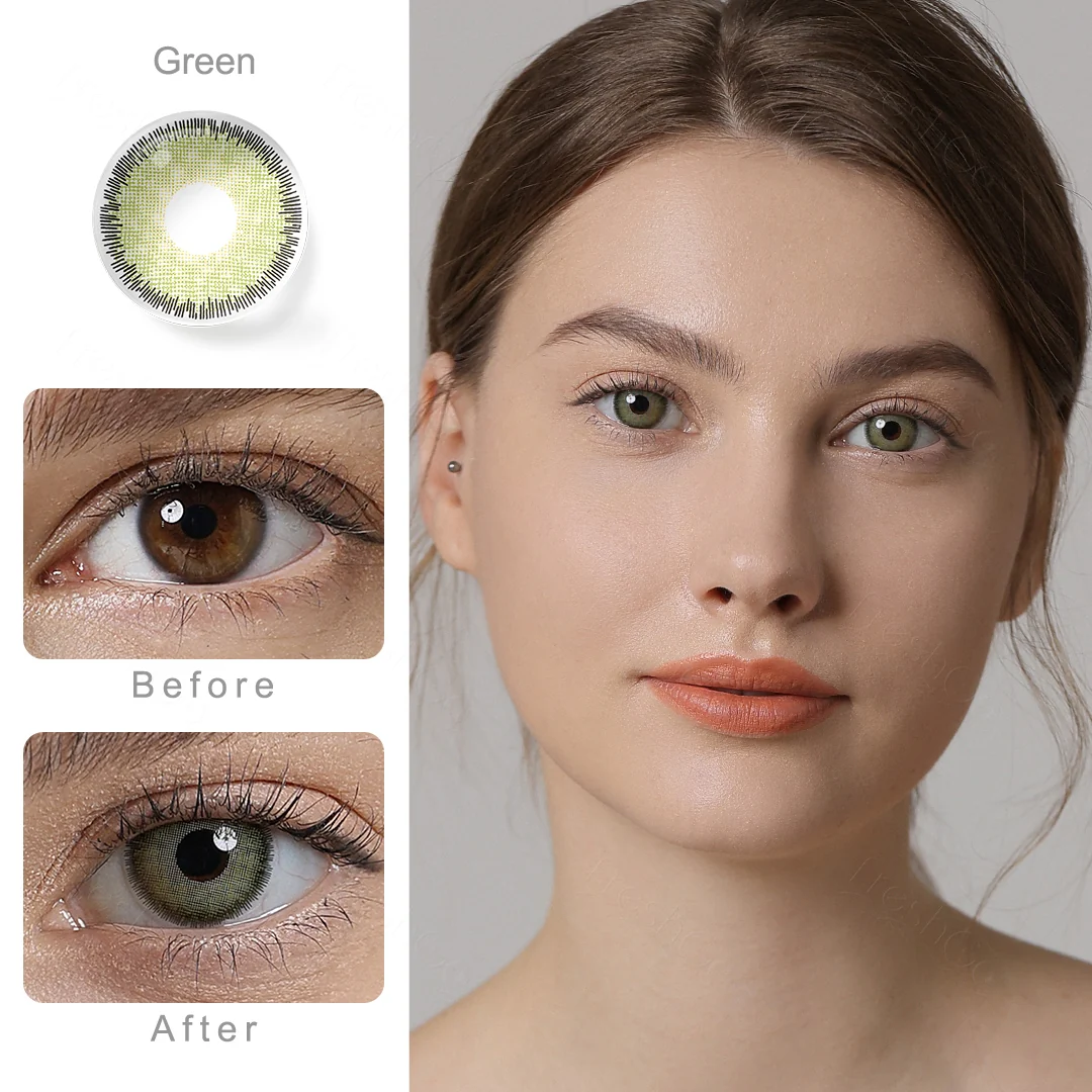Premium Green Colored Contact Lenses | EyeKK - EyeKK