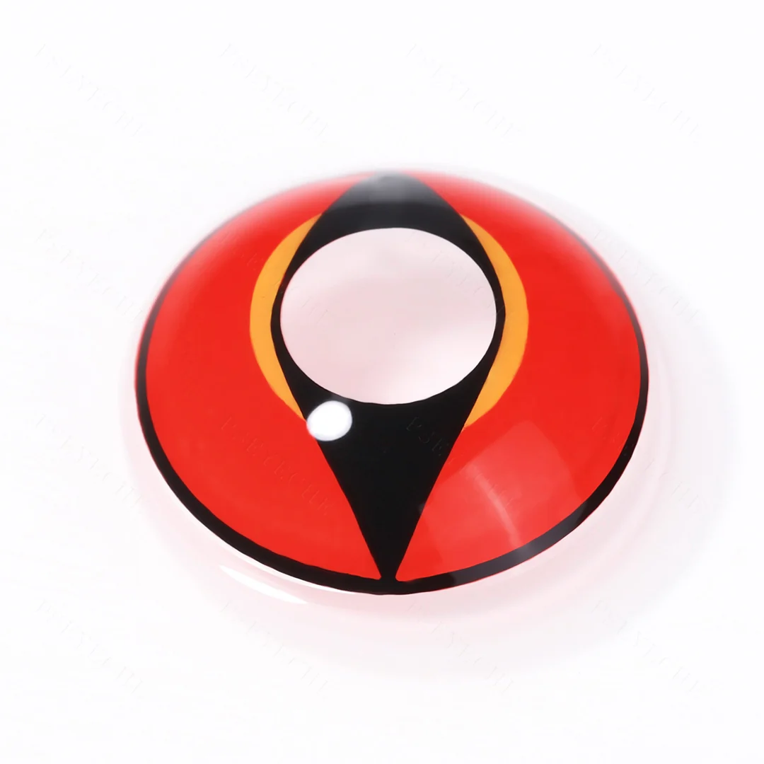Red Dragon Eye Halloween Contact Lenses | EyeKK - EyeKK