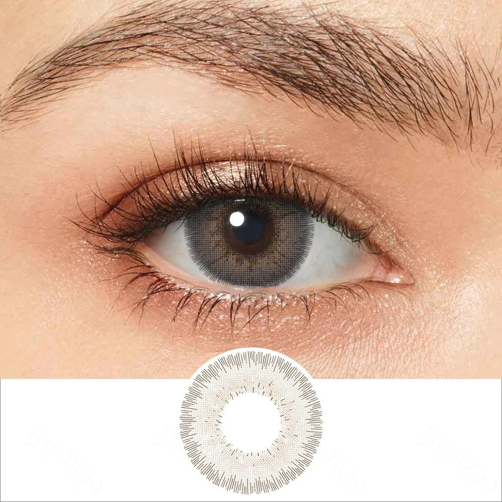 Bellalens Gray Beige Colored Contact Lenses | EyeKK - EyeKK