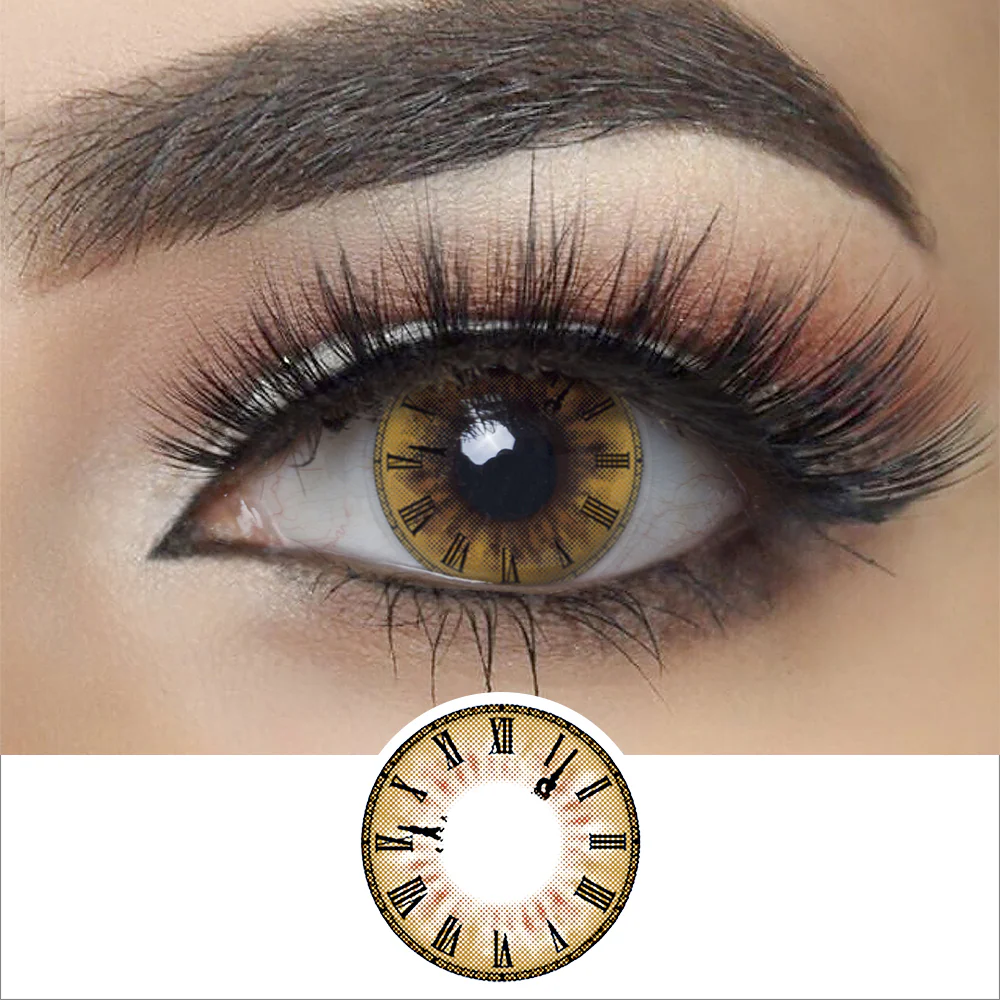 Roman Clock Halloween Contact Lenses | EyeKK - EyeKK