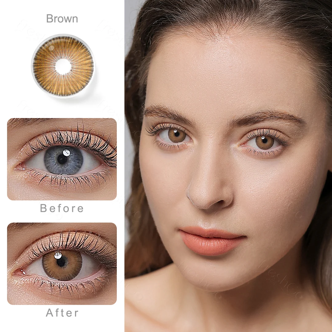 Fiesta Brown Contact Lenses | EyeKK - EyeKK