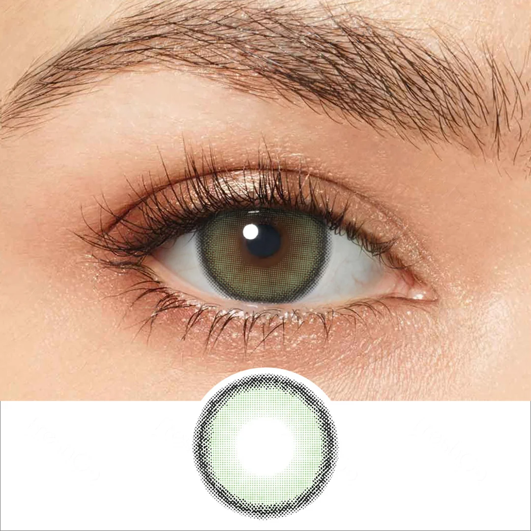Roze Airy Green Colored Contact Lenses | EyeKK - EyeKK