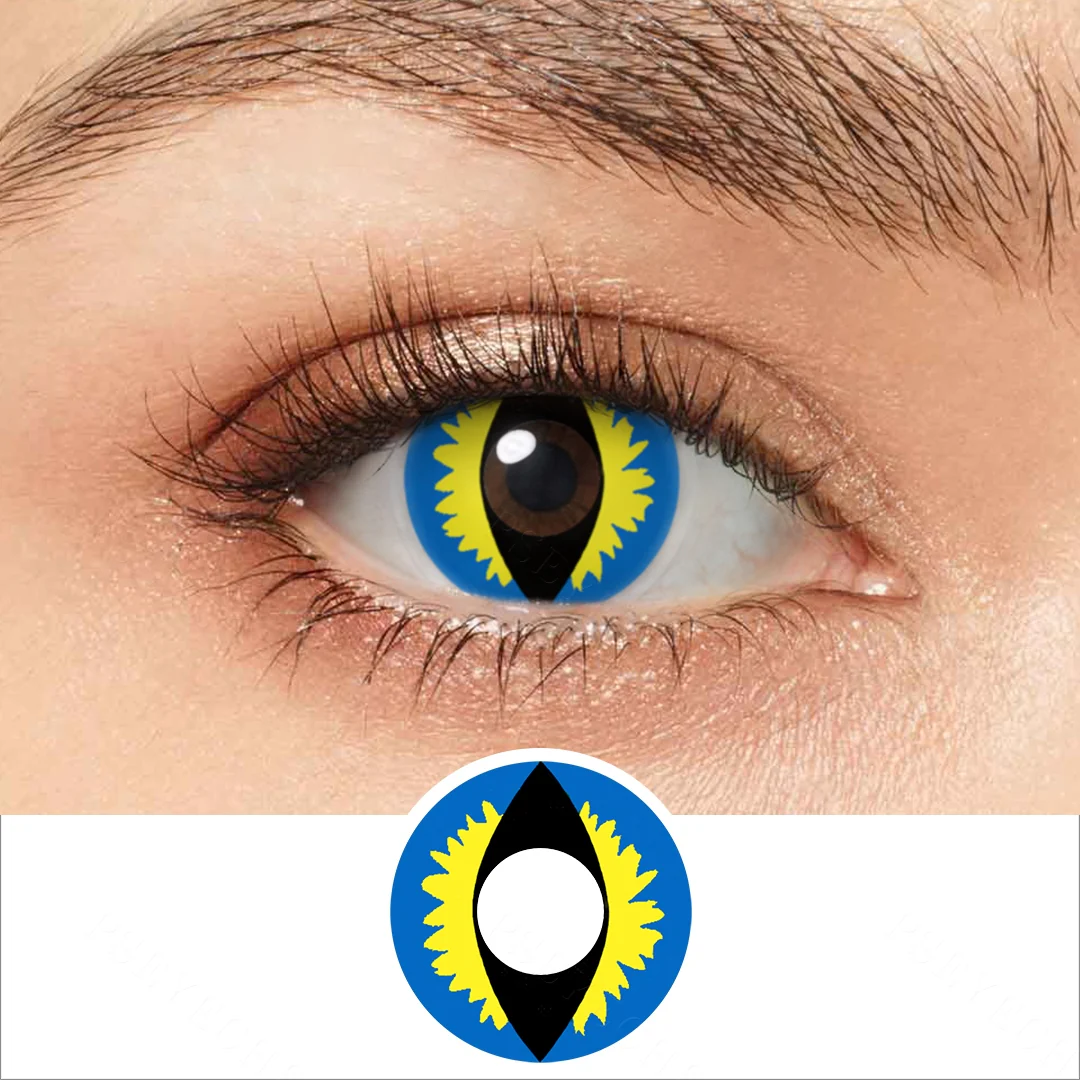 Blue Dragon Eye Colored Contact Lenses | EyeKK - EyeKK
