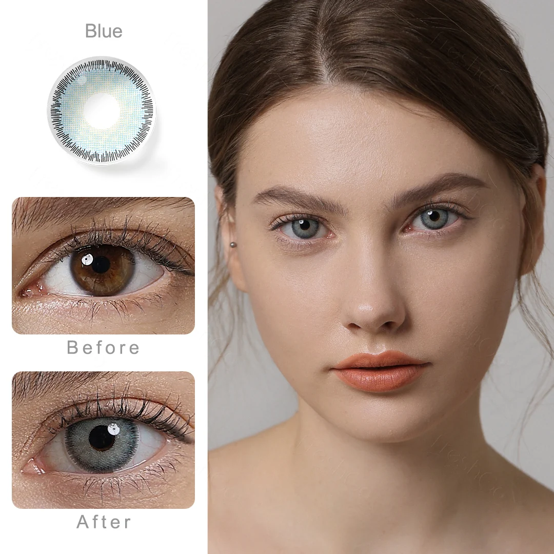 Premium Blue Colored Contact Lenses | EyeKK - EyeKK