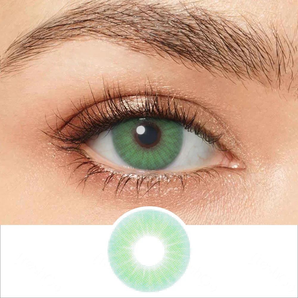 Hidrocor Emerald Green Colored Contact Lenses | EyeKK - EyeKK