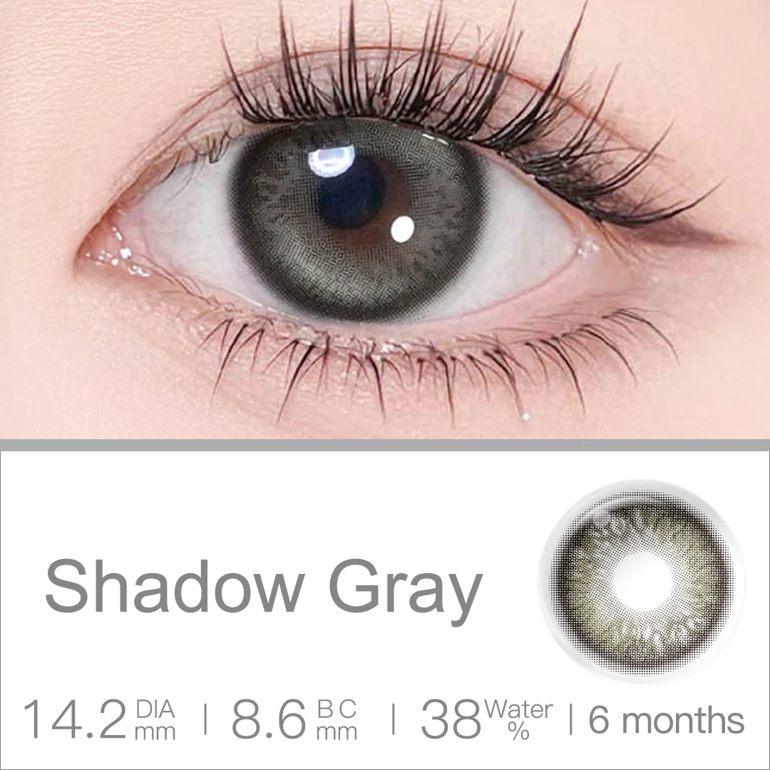 BLUSH GIRL Shadow Gray Contact Lenses | EyeKK - EyeKK