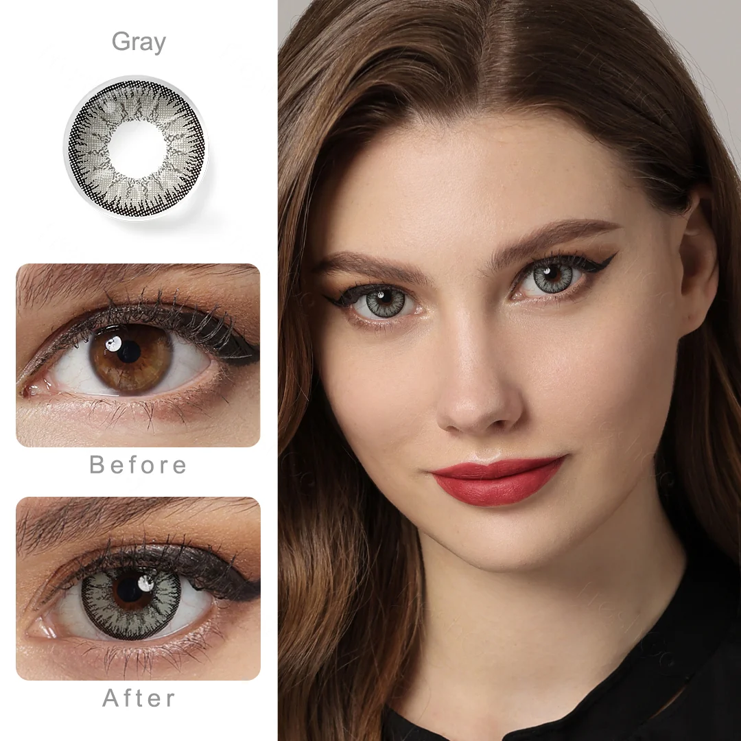 Nonno Galaxy Gray Colored Contact Lenses | EyeKK - EyeKK