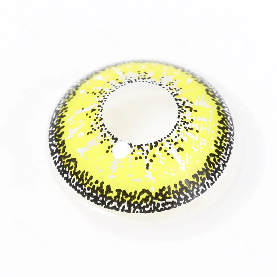 Dolly Eye Yellow Halloween Contact Lenses | EyeKK - EyeKK