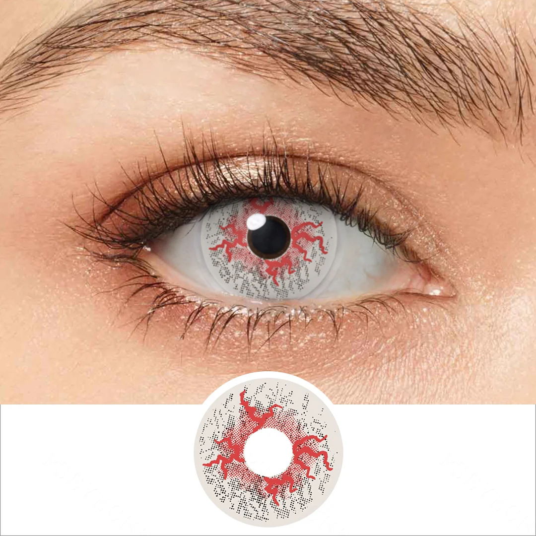 Zombie Bloodshot Colored Contact Lenses | EyeKK - EyeKK