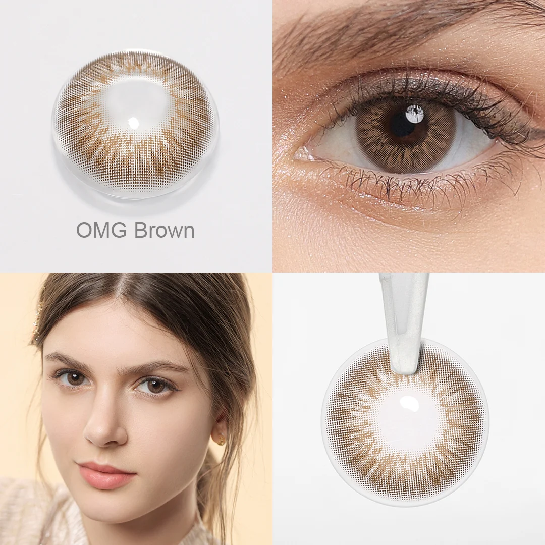 OMG Brown Colored Contact Lenses | EyeKK - EyeKK