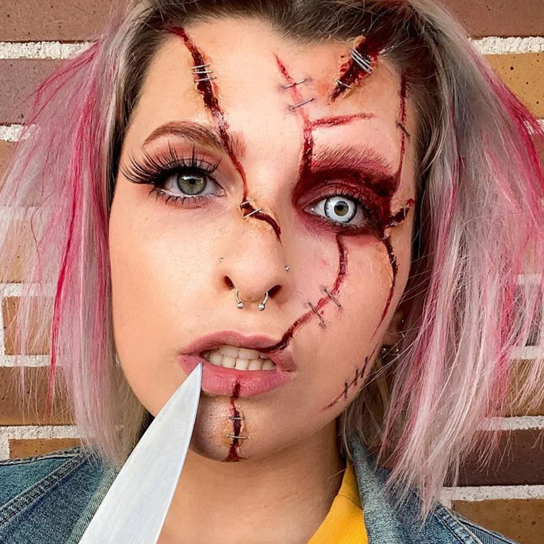 Gray Vampire Halloween Contact Lenses (Twilight Inspired) | EyeKK - EyeKK