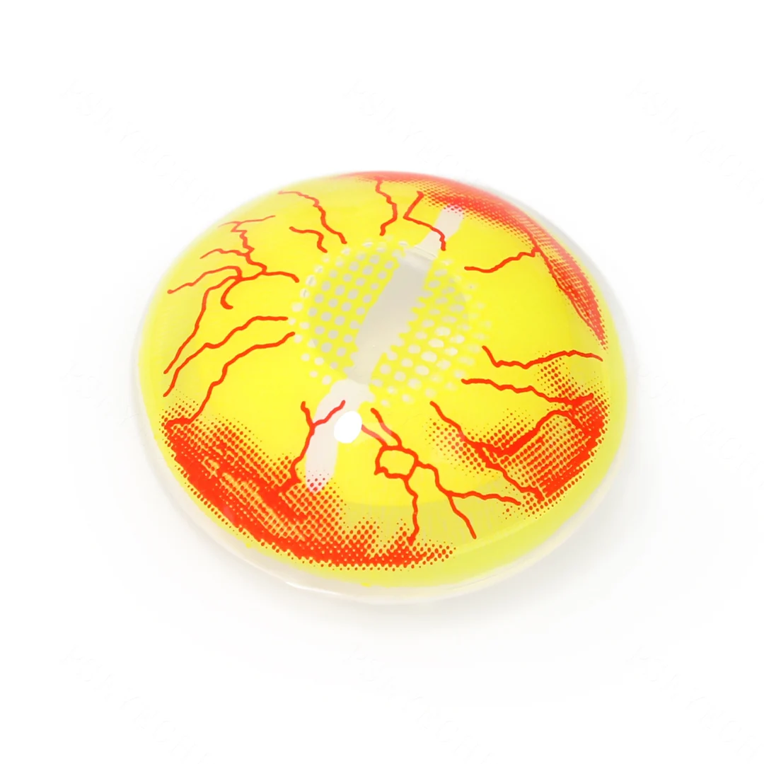 Dragon Eye Yellow Colored Contact Lenses | EyeKK - EyeKK