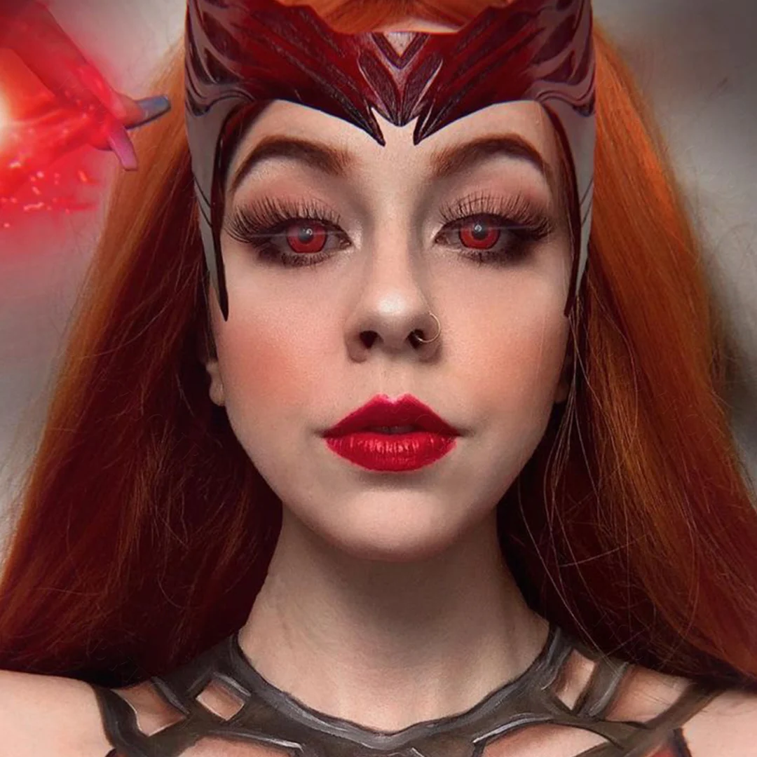 Red Manson Halloween Contact Lenses | EyeKK - EyeKK