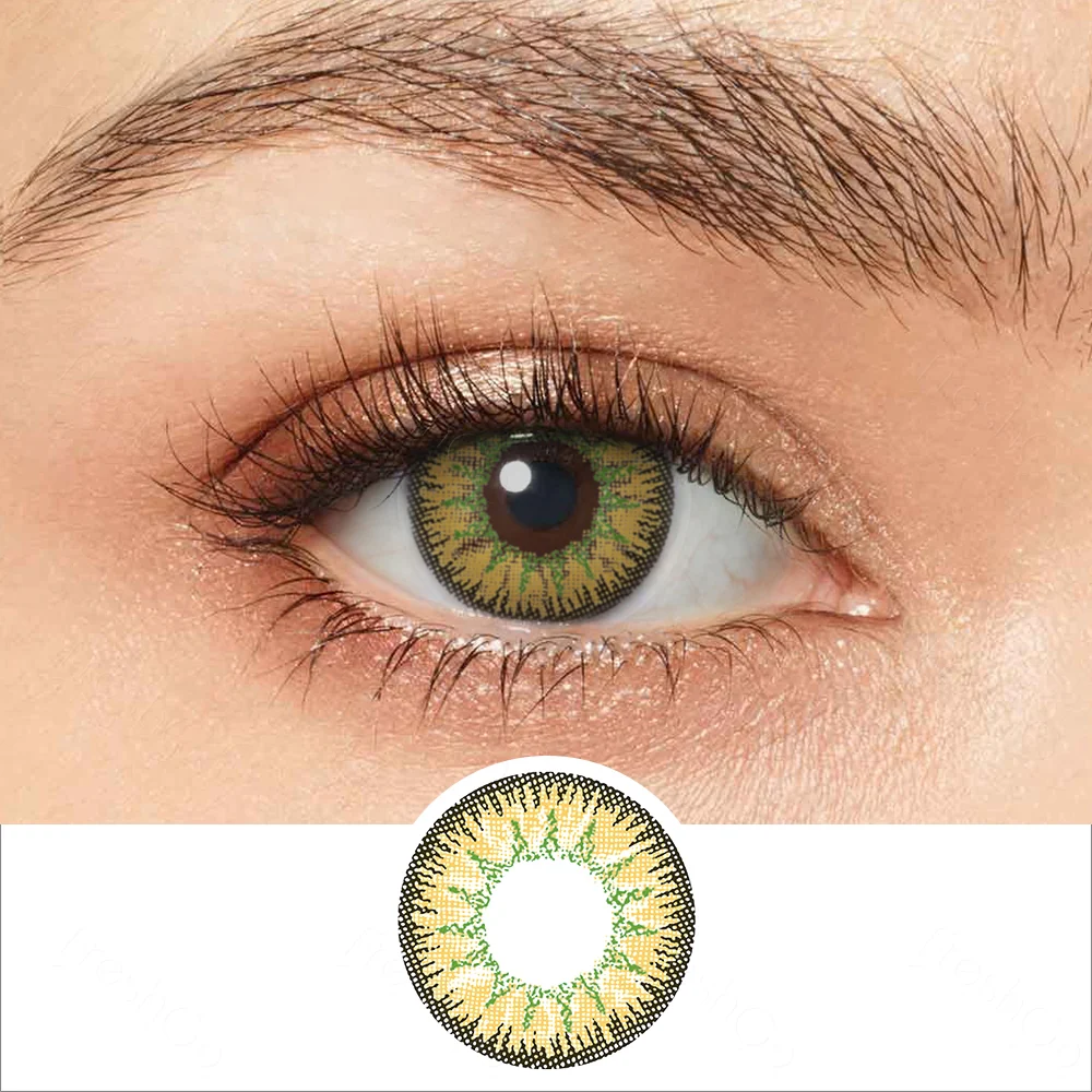 Nonno Hazel Yellow Colored Contact Lenses | EyeKK - EyeKK