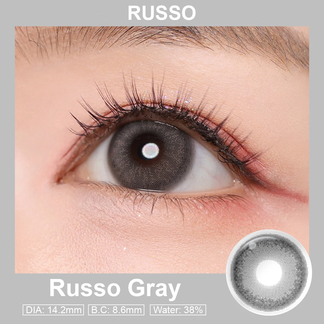 Russo Gray Colored Contact Lenses | EyeKK - EyeKK