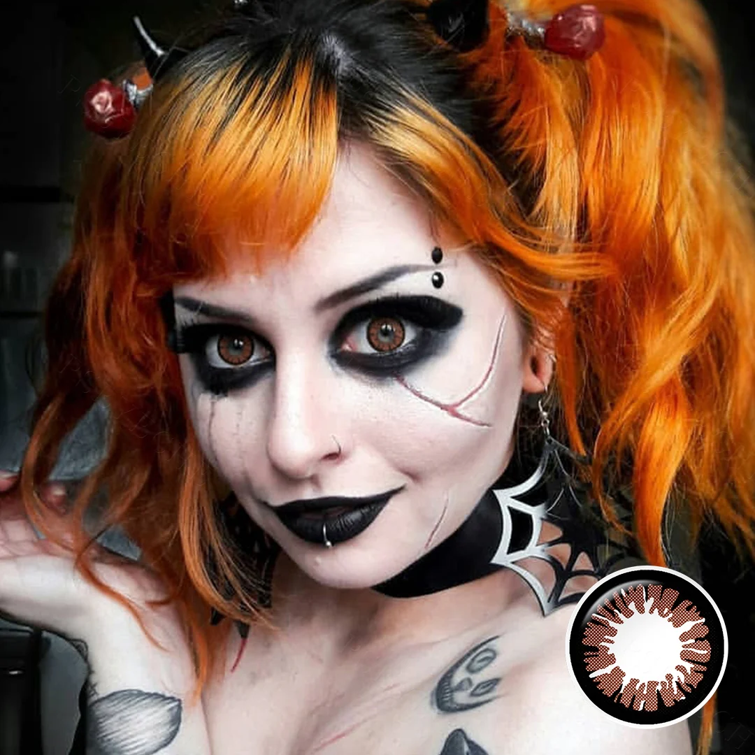 Glamor Brown Colored Contact Lenses | EyeKK - EyeKK