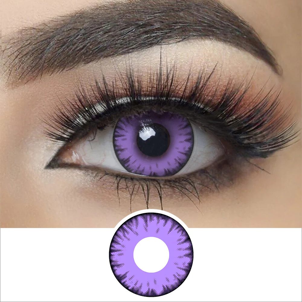 Purple Vampire Halloween Contact Lenses (Twilight Inspired) | EyeKK - EyeKK