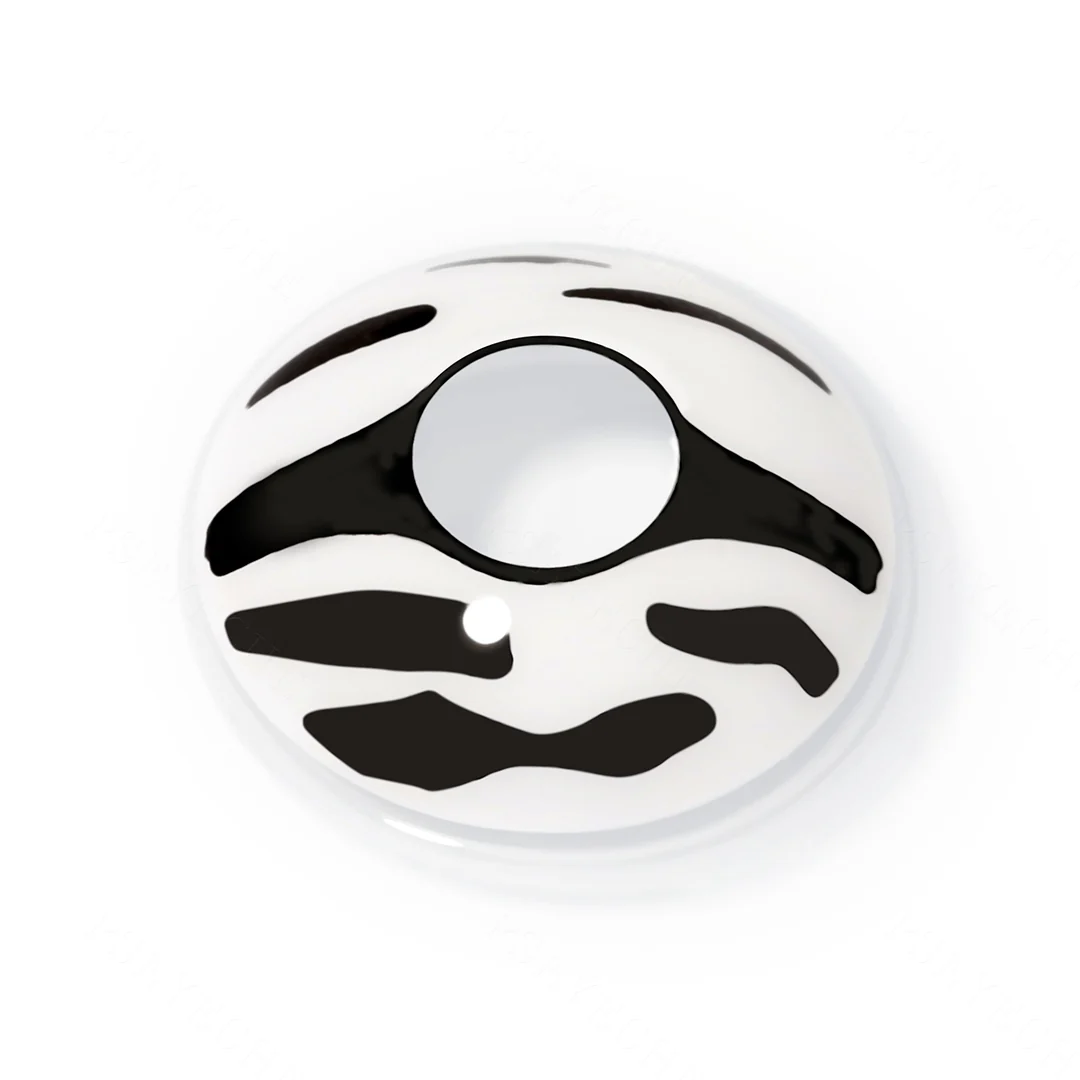 Zebra Print Colored Contact Lenses | EyeKK - EyeKK
