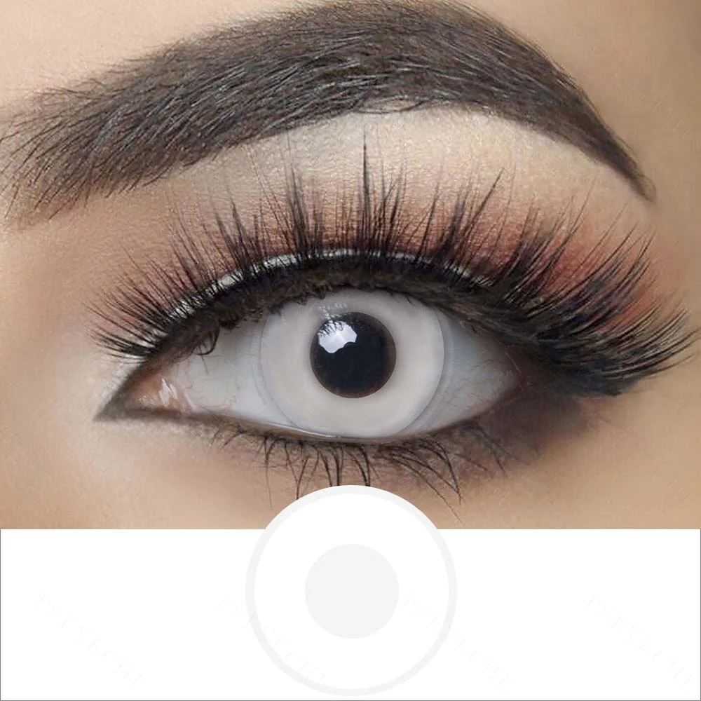 Blackout & Whiteout Halloween Contact Lenses | EyeKK - EyeKK