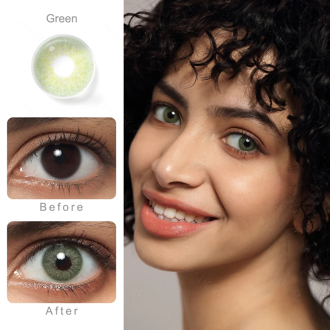 Cloud Green Colored Contact Lenses | EyeKK - EyeKK