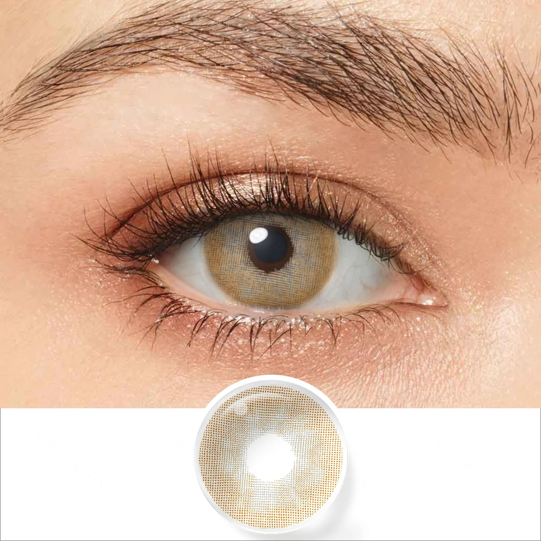 Yukon Brown Colored Contact Lenses | EyeKK - EyeKK