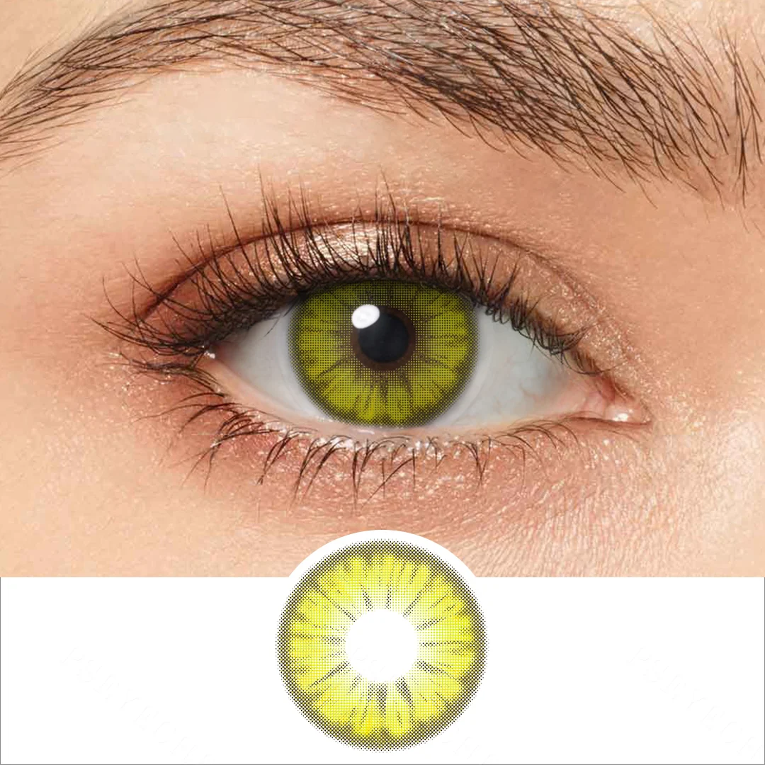 Yellow Avatar Colored Contact Lenses | EyeKK - EyeKK