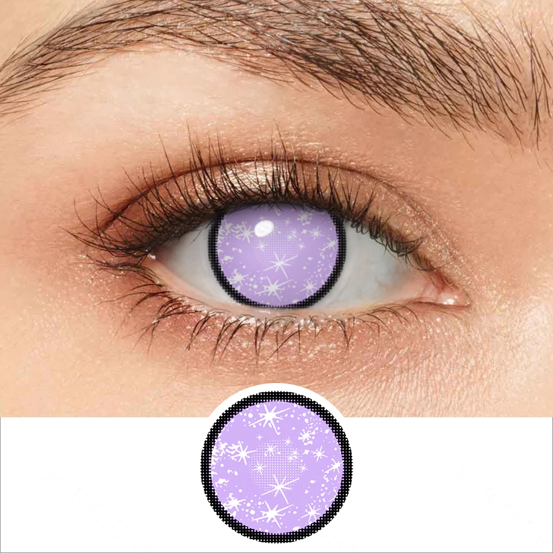 Cosplay Violet Galaxy Colored Contact Lenses | EyeKK - EyeKK