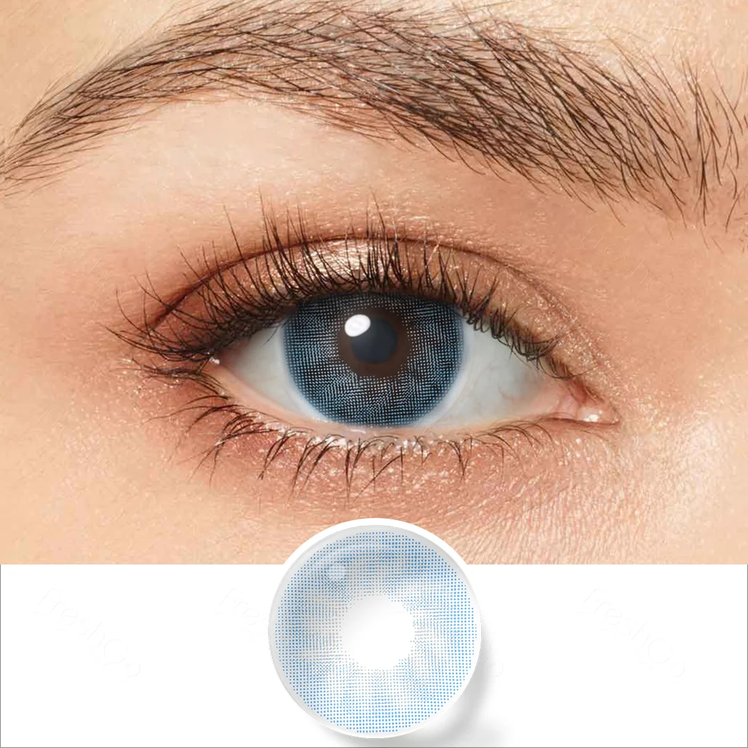 Safari Blue Colored Contact Lenses | EyeKK - EyeKK