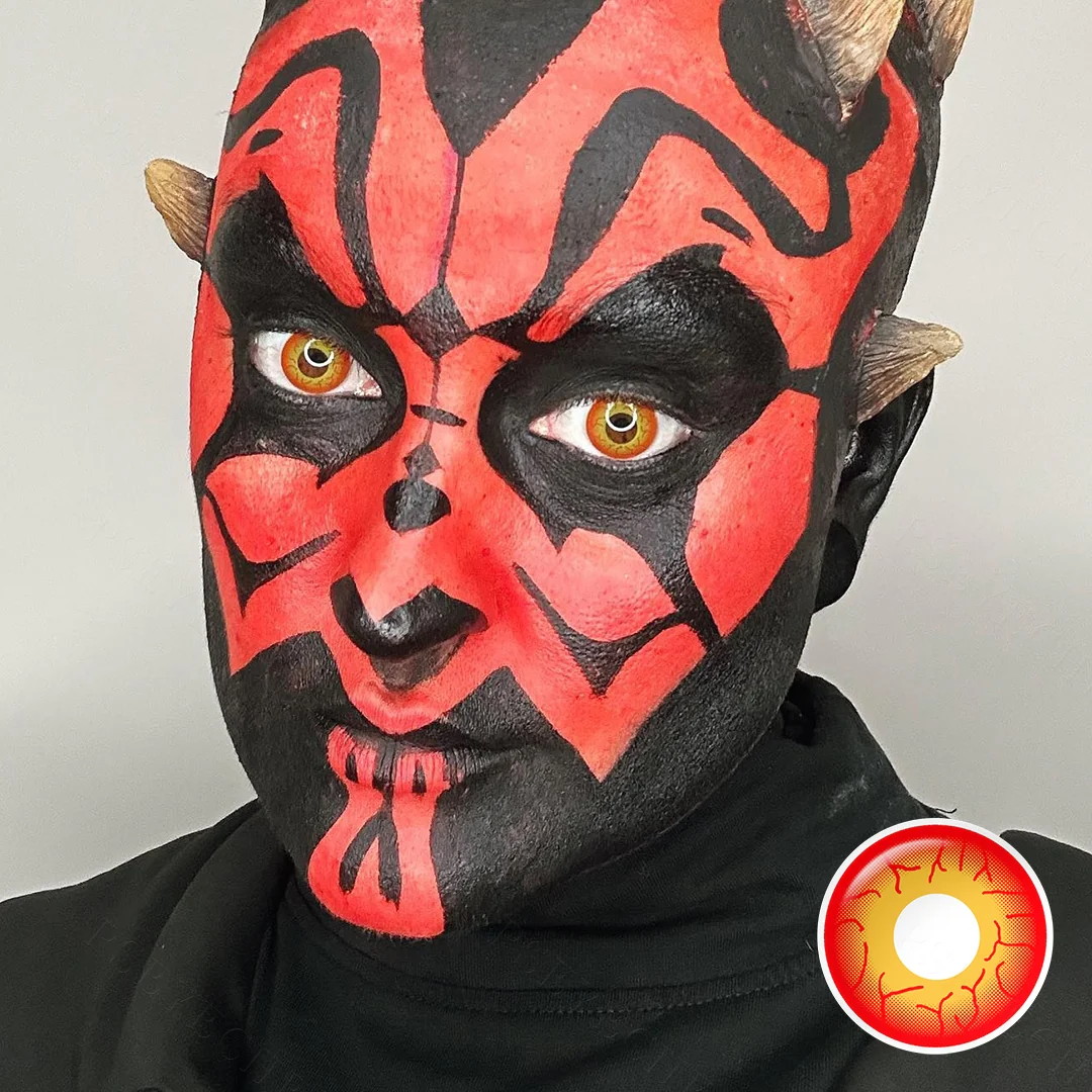 Darth Maul Sith Eye Colored Contact Lenses | EyeKK - EyeKK