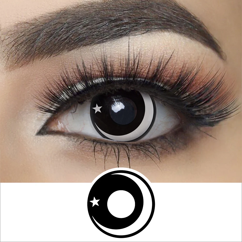 White Galaxy Halloween Contact Lenses | EyeKK - EyeKK