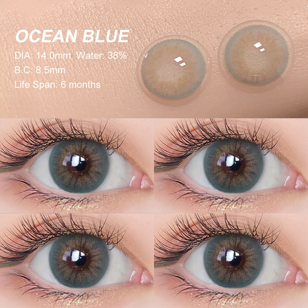 Desire Ocean Blue Colored Contact Lenses | EyeKK - EyeKK