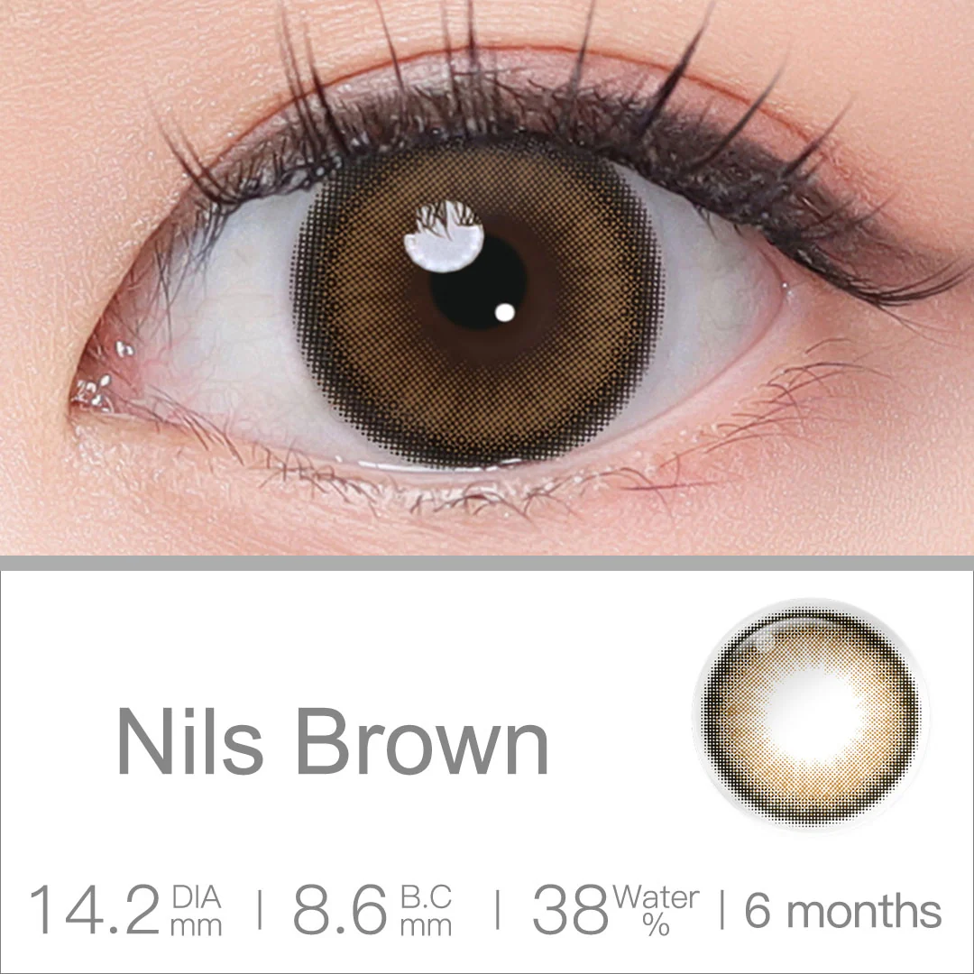 NILS Brown Colored Contact Lenses | EyeKK - EyeKK