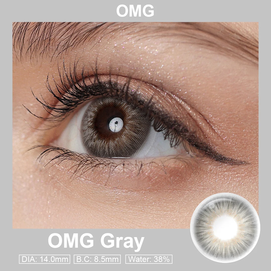OMG Gray Colored Contact Lenses | EyeKK - EyeKK