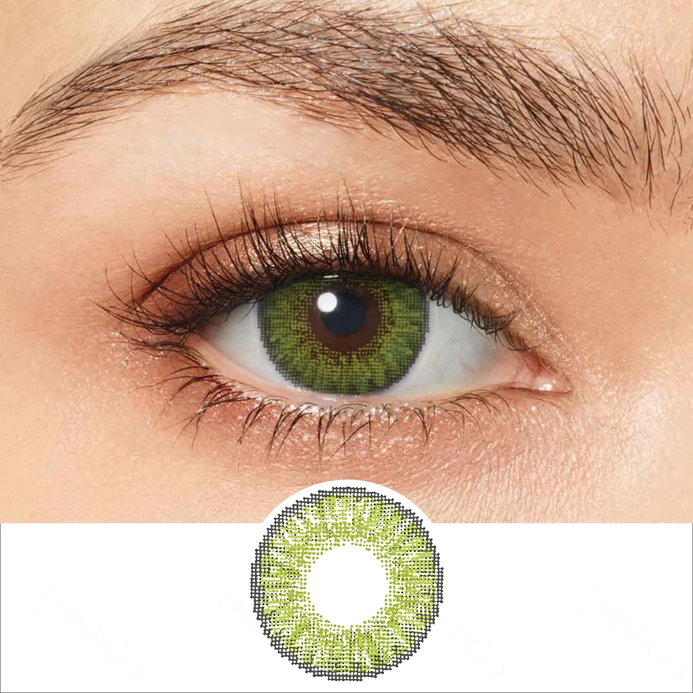 3 Tone Gemstone Green Colored Contact Lenses (U.S. Stock) | EyeKK - EyeKK