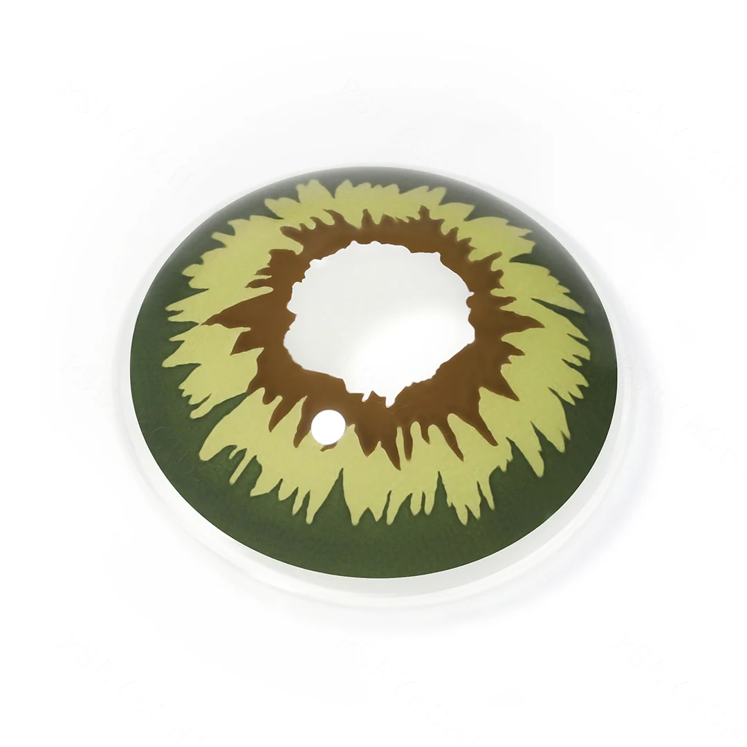 Miracle Green and Brown Colored Contact Lenses | EyeKK - EyeKK
