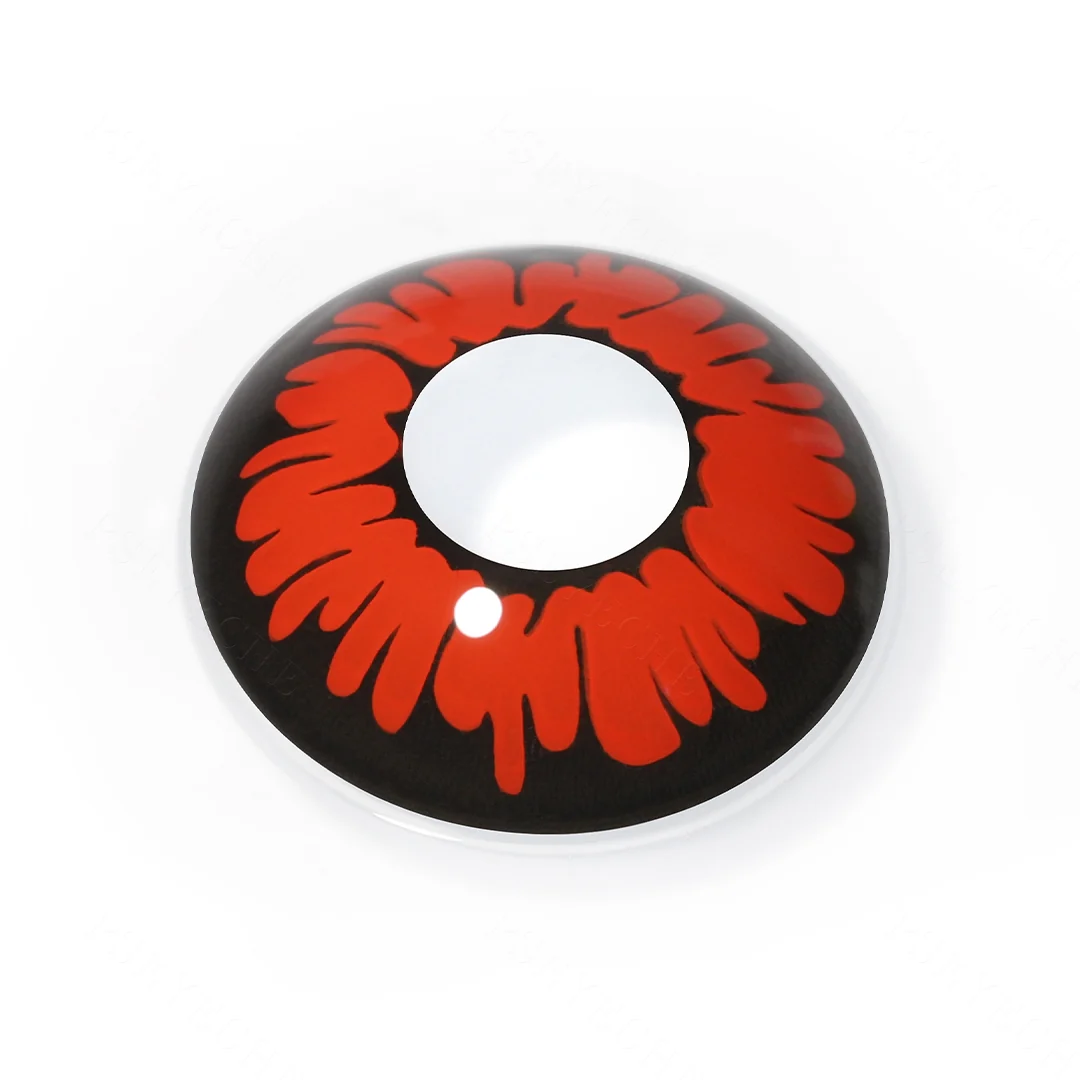 Demon Glamor Red Cosplay Colored Contact Lenses | EyeKK - EyeKK