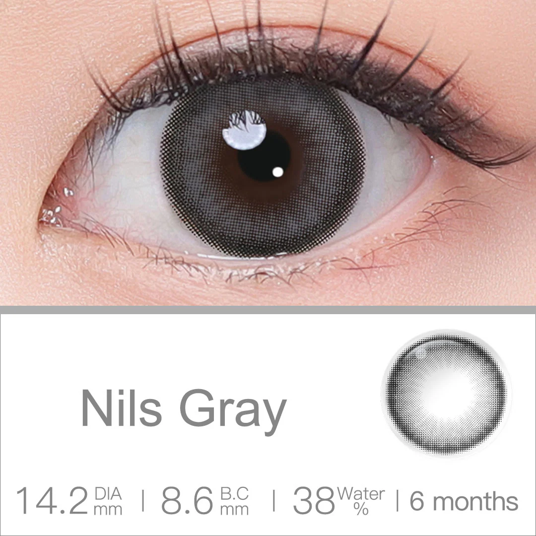 Nils Gray Colored Contact Lenses | EyeKK - EyeKK