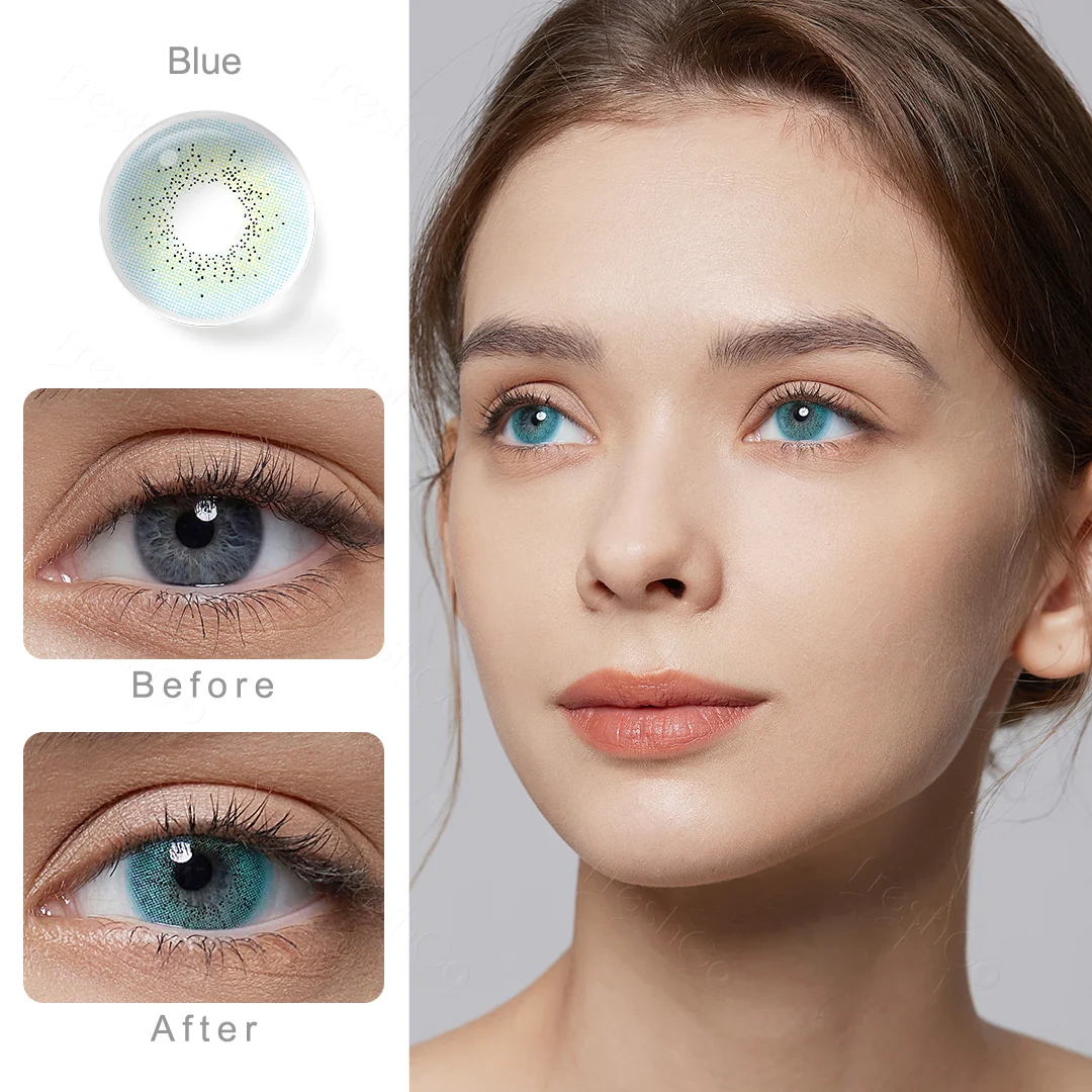 Ocean Blue Colored Contact Lenses | EyeKK - EyeKK