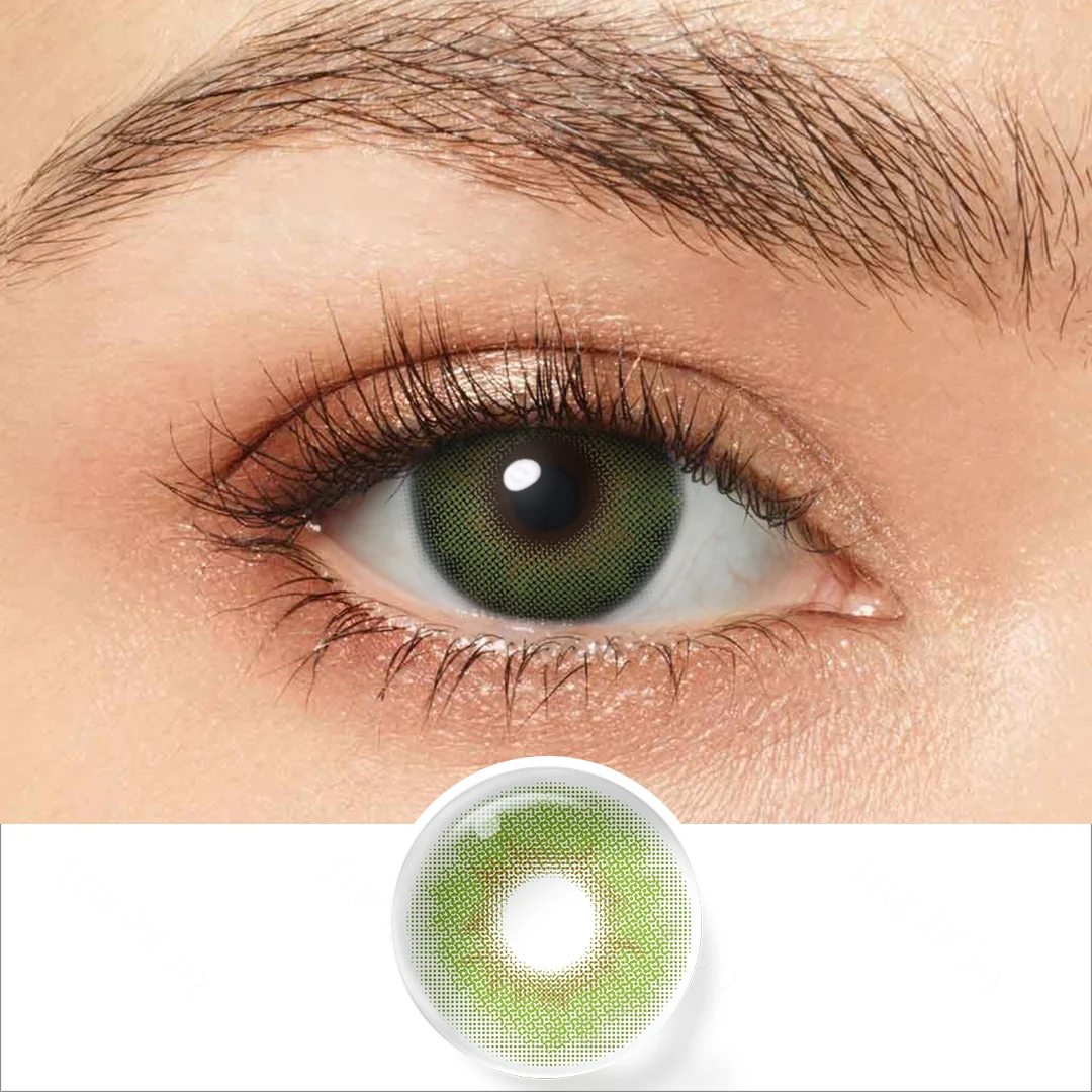 Mori Moss Green Colored Contact Lenses | EyeKK - EyeKK