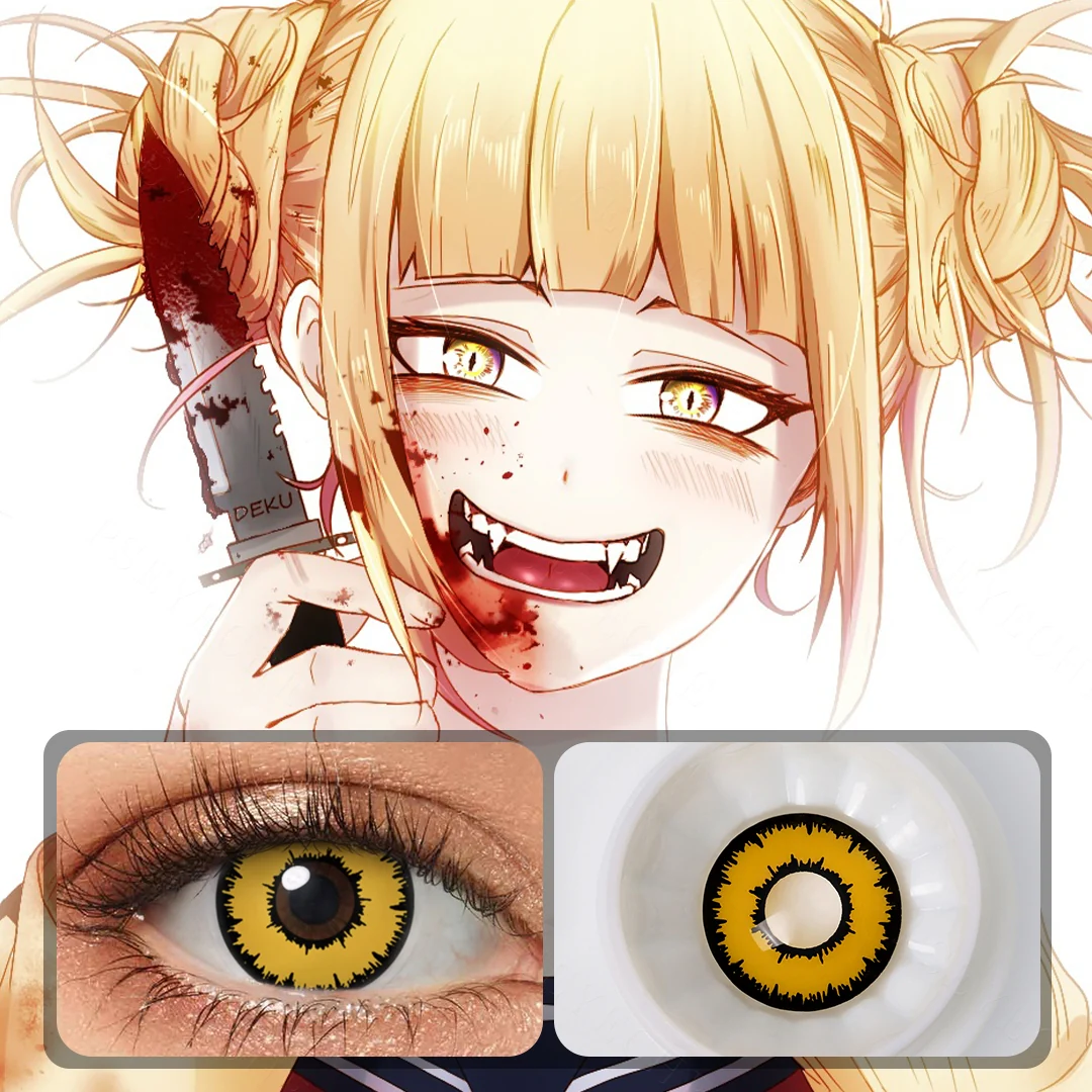 Himiko Toga Eyes Cosplay Contact Lenses | EyeKK - EyeKK