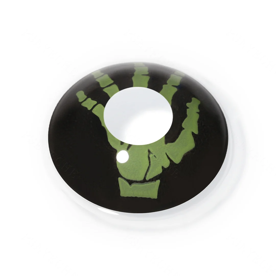 Skeleton Hands Halloween Colored Contact Lenses | EyeKK - EyeKK