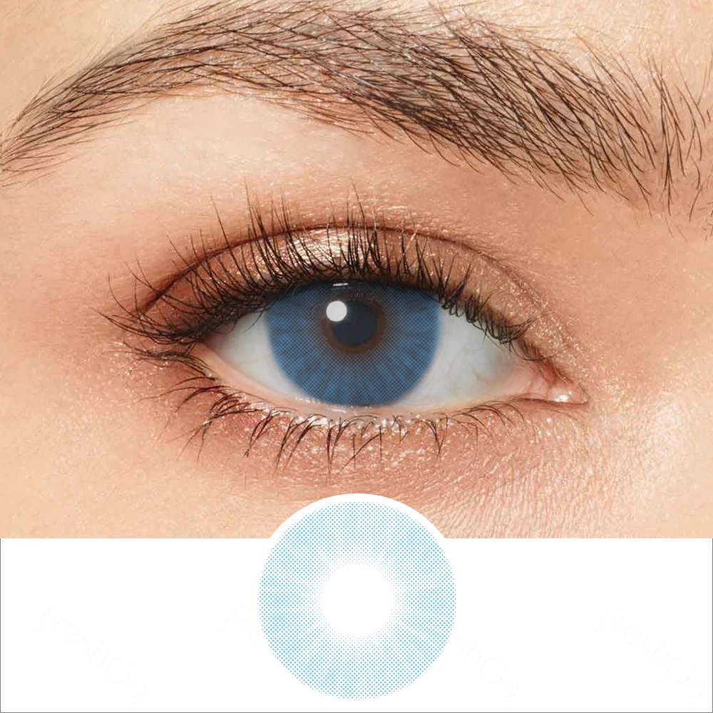 Hidrocor Azul Blue Colored Contact Lenses | EyeKK - EyeKK