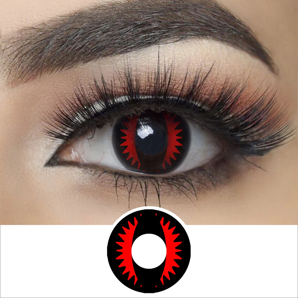 Fire Dragon Eye Halloween Contact Lenses | EyeKK - EyeKK