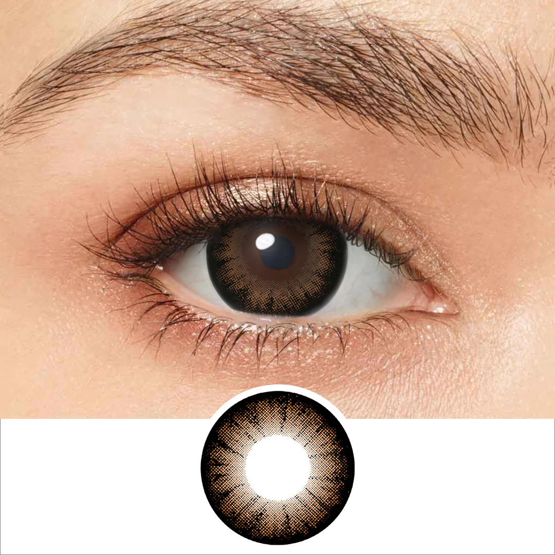 Supersize Brown Colored Contact Lenses | EyeKK - EyeKK