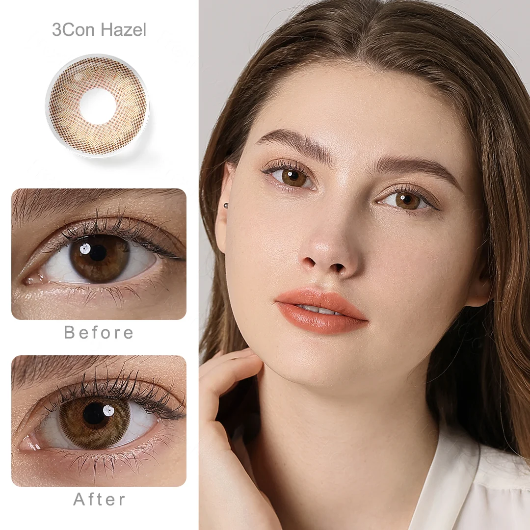 Symphony 3 Con Hazel Colored Contact Lenses | EyeKK - EyeKK