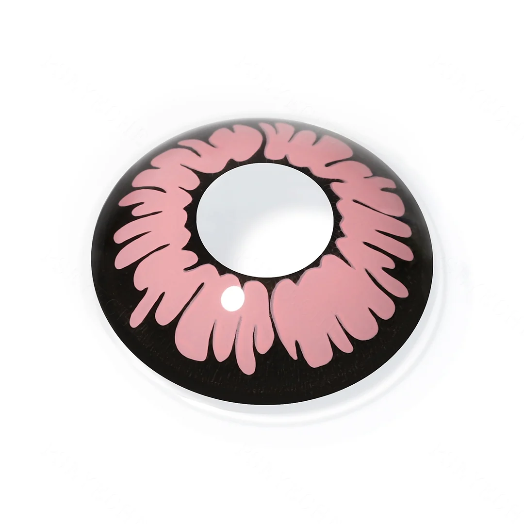 Demon Glamor Pink Cosplay Colored Contact Lenses | EyeKK - EyeKK